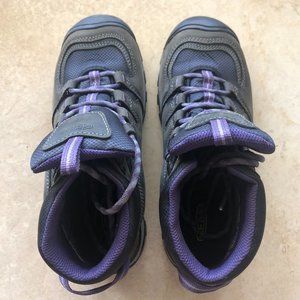 Keen's W's Gypsum II Waterproof Hiking Boots – Earl Grey/Purple Plumeria, 8